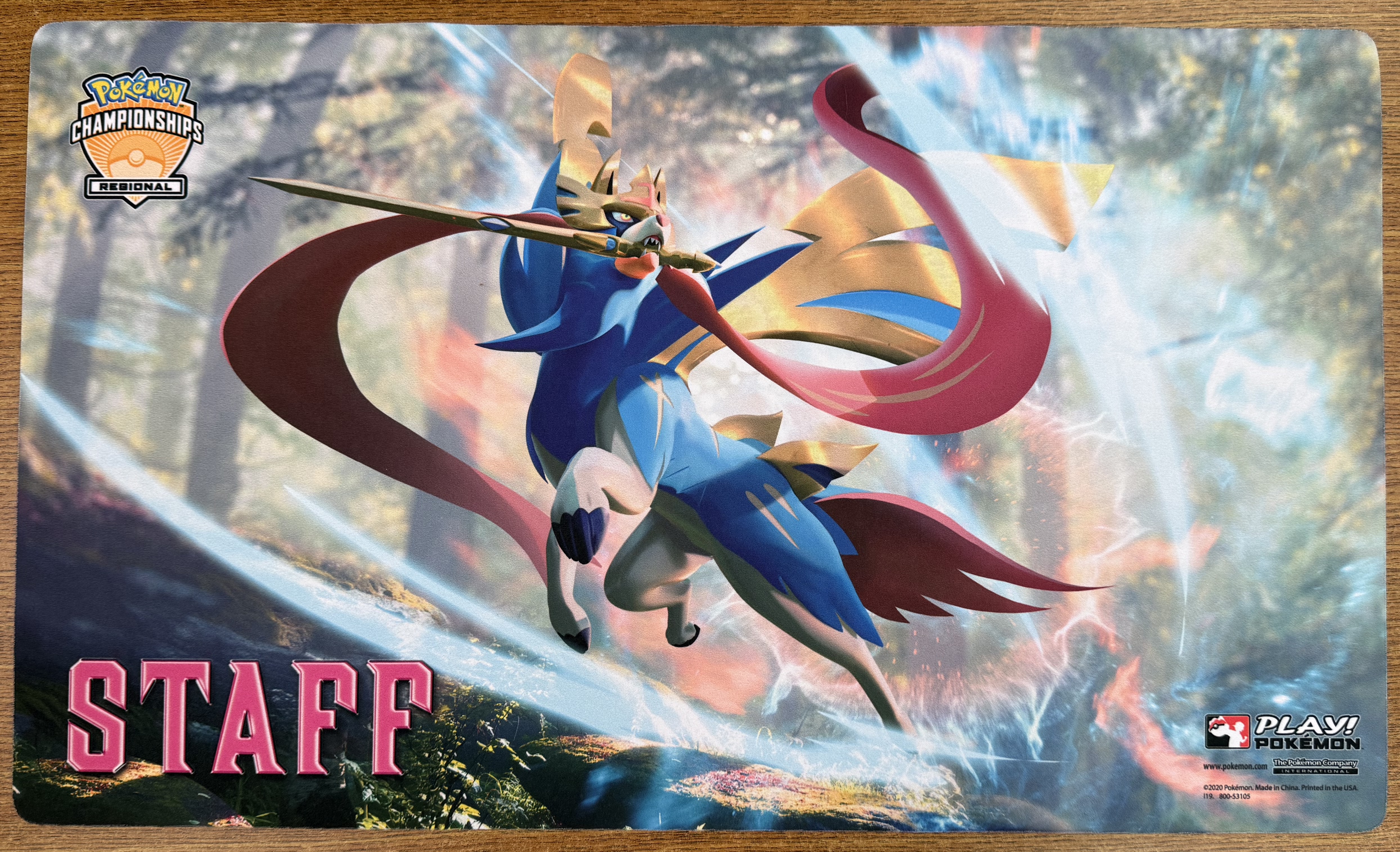 Zacian Staff Playmat
